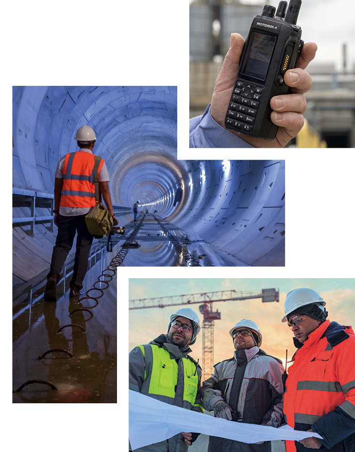 Unified and flexible Business Critical Two-way Communications for Civil Engineering Projects