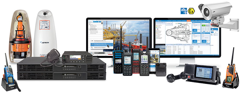 Two-way Radio from JOTRON, Sailor and ICOM with interoperability to Motorola MOTOTRBO, DMR, and Broadband Push-to-Talk