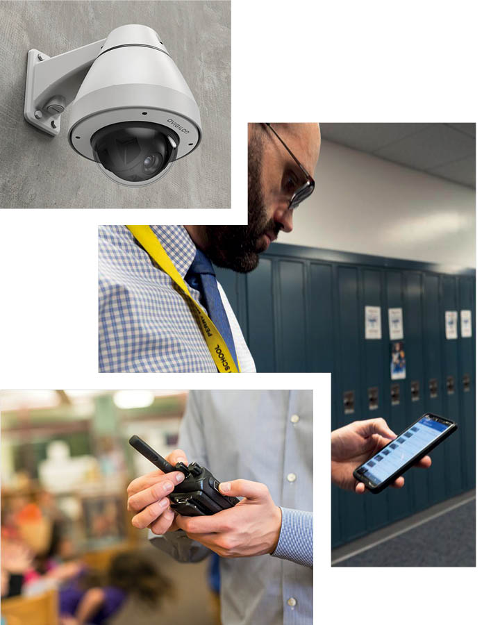 Servicom integrated Ai video security with communications for any size of Education Campus