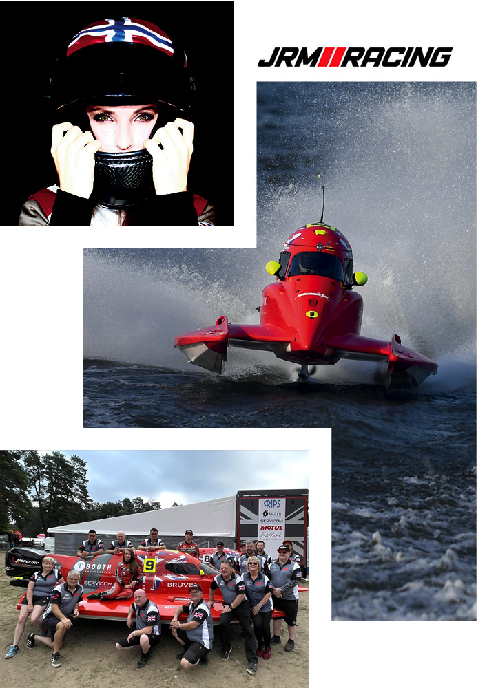 Servicom Communications for F2 Powerboat Championship with Mette Bjerknæs and JRM Racing