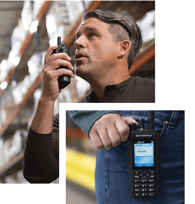 Two-way radio Check In and Check Out solution