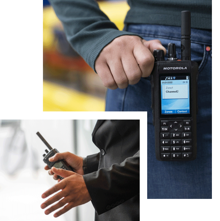 DMR and MOTOTRBO Two-way Radios Systems with complete flexibility using high-quality products supplied by Motorola Solutions