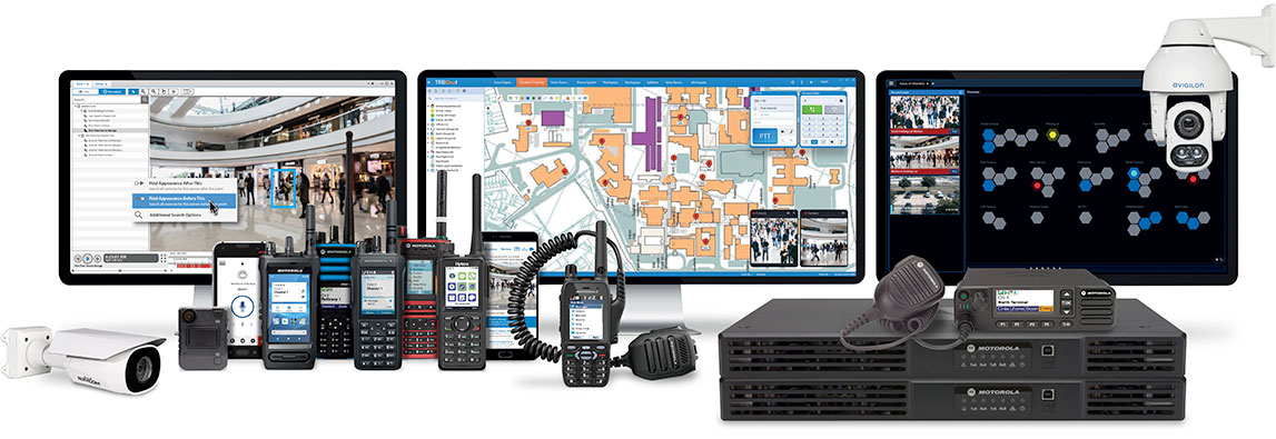 Accredited supplier of Motorola Solutions MOTOTRBO, Zetron, TRBOnet, Avigilon and Hytera two-way radio products