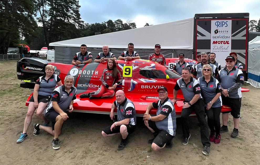 Mette Brandt Bjerknæs with Team JRM Racing with technical support from Servicom