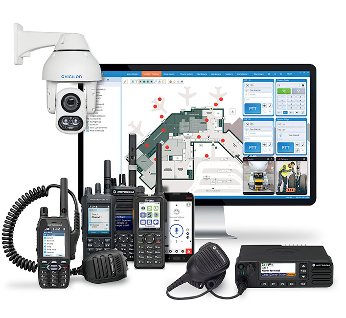 Accredited supplier of Motorola Solutions MOTOTRBO, TETRA, Zetron, TRBOnet, Avigilon and Hytera two-way radio products