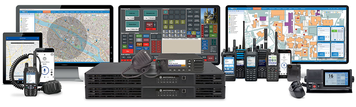 Accredited supplier of Motorola Solutions MOTOTRBO, Zetron, TRBOnet, Avigilon and Hytera two-way radio products