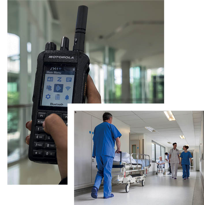 Two-way Radio and Video Security for Healthcare workers