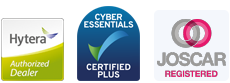 Hytera Authorised Dealer + Cyber-Essentials + JOSCAR Registered Accreditations