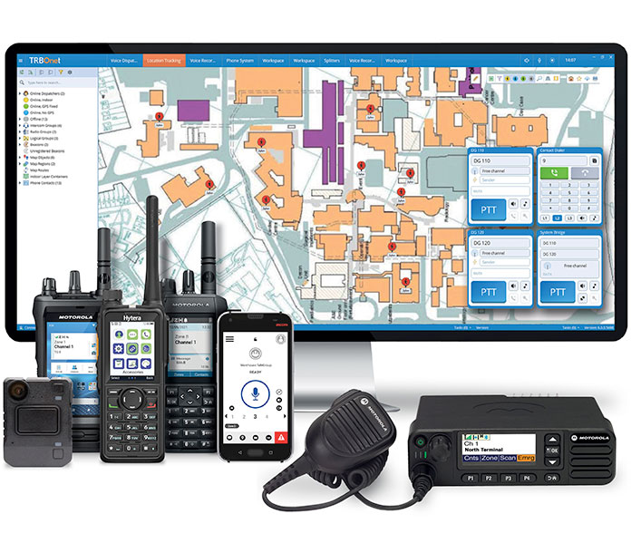 Supply of products by Motorola Solutions, TRBOnet, Avigilon and Hytera for Tracking Assets